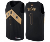 Youth Toronto Raptors #1 Patrick McCaw Swingman Black 2019 Basketball Finals Bound Jersey - City Edition