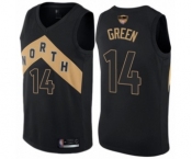 Youth Toronto Raptors #14 Danny Green Swingman Black 2019 Basketball Finals Bound Jersey - City Edition