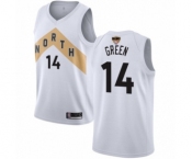 Youth Toronto Raptors #14 Danny Green Swingman White 2019 Basketball Finals Bound Jersey - City Edition