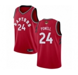 Youth Toronto Raptors #24 Norman Powell Swingman Red 2019 Basketball Finals Bound Jersey - Icon Edition