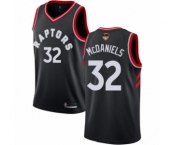 Youth Toronto Raptors #32 KJ McDaniels Swingman Black 2019 Basketball Finals Bound Jersey Statement Edition