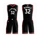 Youth Toronto Raptors #32 KJ McDaniels Swingman Black 2019 Basketball Finals Bound Suit Jersey Statement Edition