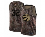 Youth Toronto Raptors #32 KJ McDaniels Swingman Camo Realtree Collection 2019 Basketball Finals Bound Jersey