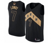 Youth Toronto Raptors #7 Kyle Lowry Swingman Black 2019 Basketball Finals Bound Jersey - City Edition
