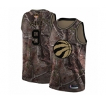 Youth Toronto Raptors #9 Serge Ibaka Swingman Camo Realtree Collection 2019 Basketball Finals Bound Jersey