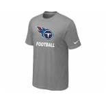 Men's Tennessee Titans Nike Cardinal Facility T-Shirt L.Grey