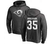 NFL Nike Los Angeles Rams #35 C.J. Anderson Ash One Color Pullover Hoodie