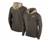 Men Tampa Bay Buccaneers Nike Olive Salute to Service Sideline Therma Pullover Hoodie