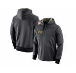 Men's Tampa Bay Buccaneers Nike Anthracite Salute to Service Player Performance Hoodie