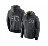 NFL Men's Nike Tampa Bay Buccaneers #93 Gerald McCoy Stitched Black Anthracite Salute to Service Player Performance Hoodie