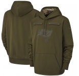 NFL Men's Tampa Bay Buccaneers Nike Olive Salute to Service Pullover Hoodie