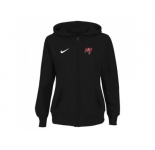 Women Tampa Bay Buccaneers Stadium Rally Full Zip Hoodie Black