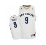 Men Adidas New Orleans Pelicans #27 Jordan Crawford Authentic Navy Blue Road NBA Jersey (2)