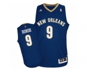Men Adidas New Orleans Pelicans #27 Jordan Crawford Authentic Navy Blue Road NBA Jersey (4)