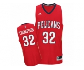 Men's Adidas New Orleans Pelicans #32 Hollis Thompson Authentic Red Alternate NBA Jersey