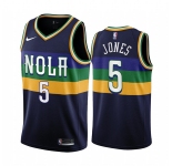 Men's New Orleans Pelicans #5 Herbert Jones 2022-23 Black City Edition Stitched Basketball Jersey