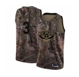 Men's Nike New Orleans Pelicans #3 Nikola Mirotic Swingman Camo Realtree Collection NBA Jersey