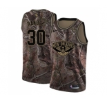 Men's Nike New Orleans Pelicans #30 Julius Randle Swingman Camo Realtree Collection NBA Jersey