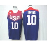 2014 FIBA Basketball World Cup USA jerseys #10 irving blue