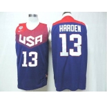 2014 FIBA Basketball World Cup USA jerseys #13 hrrden blue