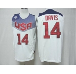 2014 FIBA Basketball World Cup USA jerseys #14 drvis white