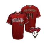 Arizona Diamondbacks #44 Paul Goldschmidt Red Cool Base Alternate Jersey