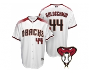 Arizona Diamondbacks #44 Paul Goldschmidt White Cool Base Home Jersey