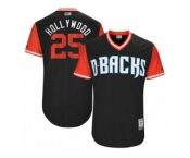 Men's 2017 Little League World Series Diamondbacks Archie Bradley #25 Hollywood Black Jersey