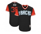 Men's 2017 Little League World Series Diamondbacks Robbie Ray #38 Bob Black Jerse