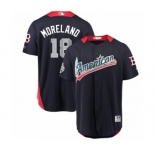Men's Majestic Boston Red Sox #18 Mitch Moreland Game Navy Blue American League 2018 MLB All-Star MLB Jersey