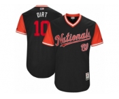 Men's 2017 Little League World Series Nationals #10 Stephen Drew Dirt Navy Jersey