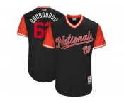 Men's 2017 Little League World Series Nationals #62 Sean Doolittle Doooooooo Navy Jersey