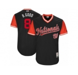 Men's 2017 Little League World Series Nationals #8 Brian Goodwin B. Good Navy Jersey