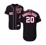 Men's Washington Nationals #20 Kyle Barraclough Navy Blue Alternate Flex Base Authentic Collection 2019 World Series Bound Baseball Jersey