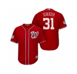 Men's Washington Nationals #31 Max Scherzer 2017 Spring Training Cool Base Stitched MLB Jersey