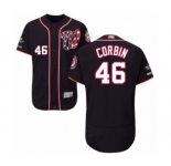 Men's Washington Nationals #46 Patrick Corbin Navy Blue Alternate Flex Base Authentic Collection 2019 World Series Champions Baseball Jersey