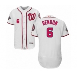 Men's Washington Nationals #6 Anthony Rendon White Home Flex Base Authentic Collection 2019 World Series Bound Baseball Jersey