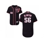 Washington Nationals #56 Joe Blanton Navy Blue Flexbase Authentic Collection Stitched MLB Jersey