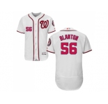 Washington Nationals #56 Joe Blanton White Flexbase Authentic Collection Stitched MLB Jersey
