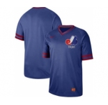 Men's Expos Blank Royal Cooperstown Collection Stitched Baseball Jersey