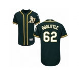 Men's Majestic Oakland Athletics #62 Sean Doolittle Green Flexbase Authentic Collection MLB Jersey