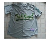 mlb jerseys oakland athletics blank grey