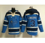 MLB Tampa Bay Rays #3 Longoria blue jerseys[pullover hooded sweatshirt]