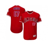 Los Angeles Angels Of Anaheim #17 Shohei Ohtani Red Flexbase Authentic Collection Stitched MLB Jersey