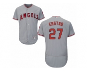 Los Angeles Angels of Anaheim #27 Darin Erstad Grey Flexbase Authentic Collection MLB Jersey