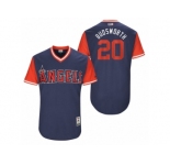 Men's 2017 Little League World Series Angels Bud Norris #20 Budsworth Navy Jersey