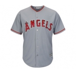 Men's Los Angeles Angels of Anaheim Blank Majestic Gray Road Cool Base Team Jersey