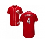 Cincinnati Reds #4 Scooter Gennett Red Flexbase Authentic Collection MLB Jersey