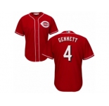 Cincinnati Reds #4 Scooter Gennett Replica Red Alternate Cool Base MLB Jersey