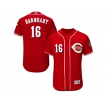 Men Cincinnati Reds #16 Tucker Barnhart Red Flexbase Authentic Collection Stitched MLB Jersey